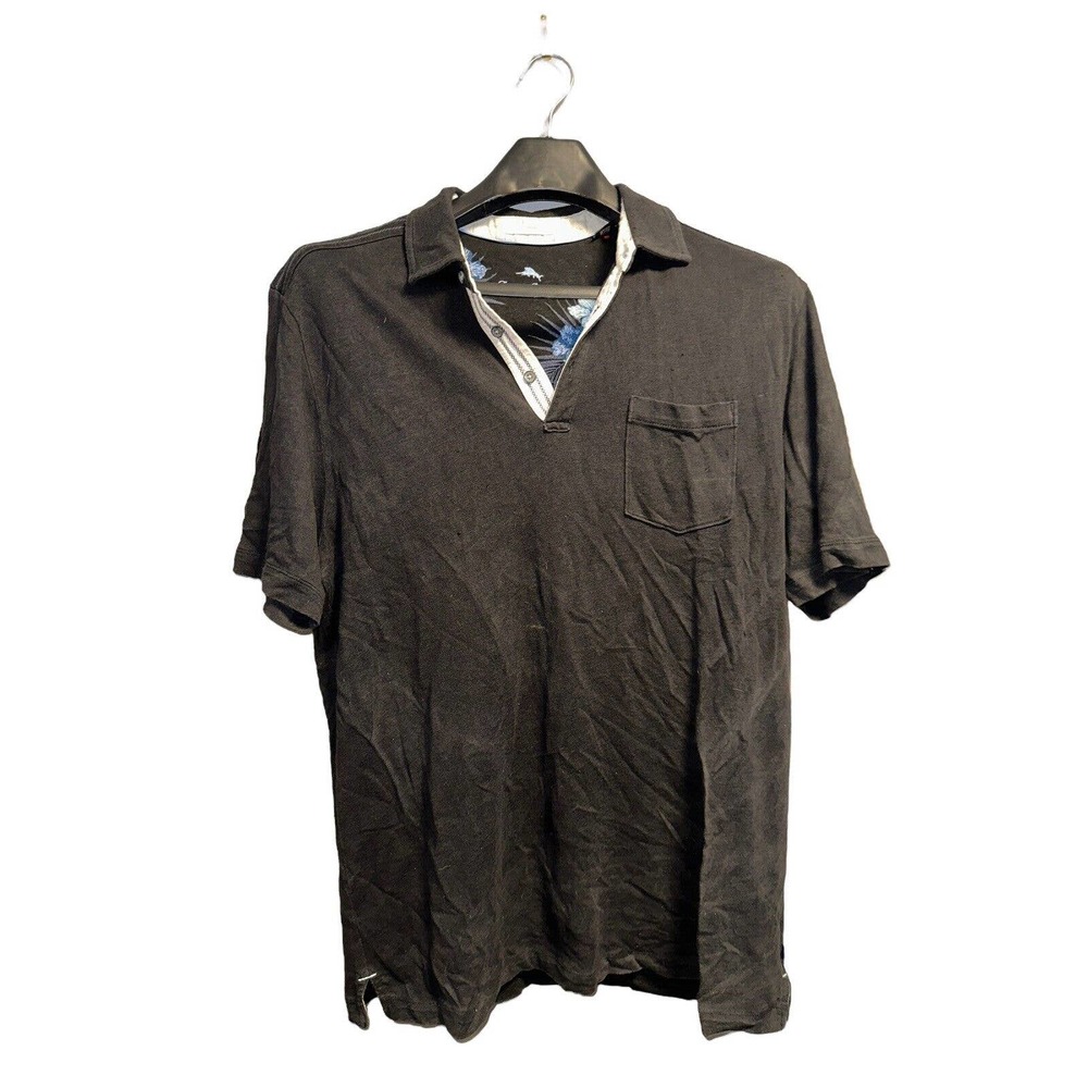 Tommy Bahama Men's Size Large Linen Mix Polo Shirt